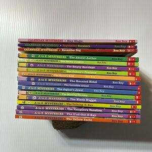 A to Z Calendar Mysteries Ron Roy Lot (17) Scholastic Chapter Readers PB Books